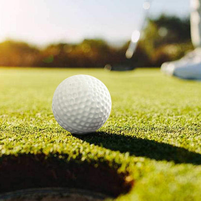 10Pcs Golf Balls Practice Golf Balls Plastic Balls Indoor Outdoor Golf Training Aids