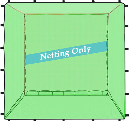 Golf Practice Hitting Nets for Backyard Driving Indoor Use Heavy Duty Practice Golf Driving Nets for Backyard Premium Portable Golf Impact Nets Cages with Frame and Net for Men