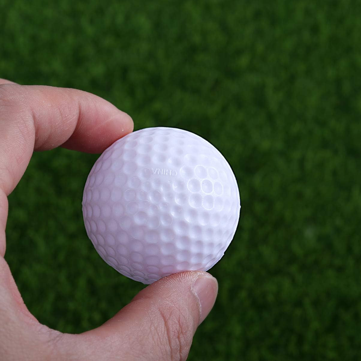 10Pcs Golf Balls Practice Golf Balls Plastic Balls Indoor Outdoor Golf Training Aids