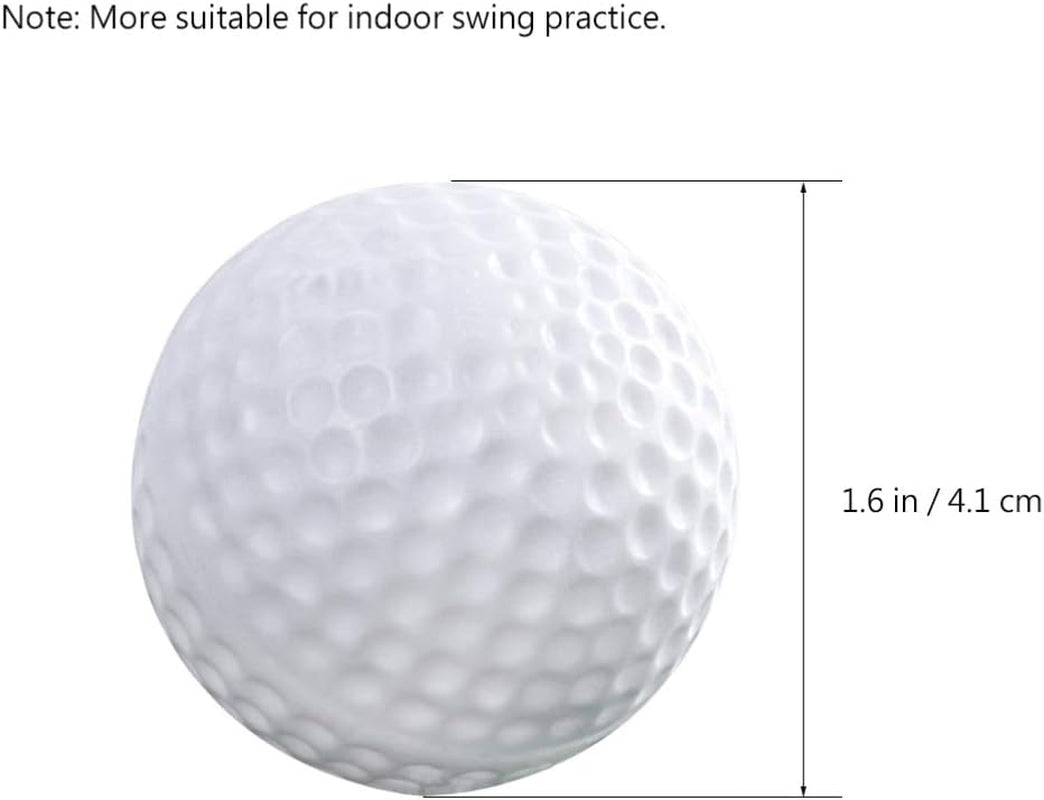 10Pcs Golf Balls Practice Golf Balls Plastic Balls Indoor Outdoor Golf Training Aids