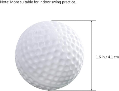 10Pcs Golf Balls Practice Golf Balls Plastic Balls Indoor Outdoor Golf Training Aids